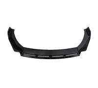 Car Front Spoilers 3PCS Carbon Fiber/Black/Red Car Front Bumper Splitter Lip Sports Style Diffuser Spoiler For Peugeot Splitter Spoiler(OneColor)
