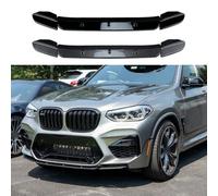 Car Front Spoilers, Compatible with BMW X3M X4M F97 F98 Front 2019-2021, Auto Parts,black