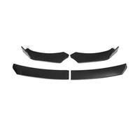Car Front Spoilers For A3 A4 A5 A6 A7 A8 Q3 Q5 Q7 RS5 RS6 S3 TT Bumper Lip Spoiler Splitter Body Kit Guards Protector W/Support Rod Universal Lip(Carbon fiber Look)