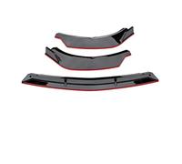 Car Front Spoilers For Benz For CLA Class W118 C118 X118 2020 2021 2022 2023 Front Diffuser Splitter Bumper Lip Chin Tuning Accessories Cars Fronts Lip(Glossy Black Red)