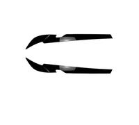 Car Front Spoilers For BMW For 5 Series G30 G31 2021-2023 LCI Car Front Headlight Eyebrow Sticker Modification Protection Glossy Black Front Bumper Lip Spoiler(Glossy Black)