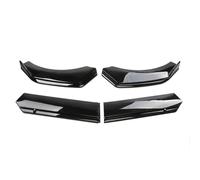 Car Front Spoilers For Genesis G70 G80 G90 Car Front Bumper Chin Lip Spoilers Body Kits Splitter Skirt Diffuser Protection Guard Cover(Gloss Black)
