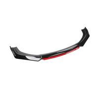 Car Front Spoilers For Kia For Forte GT Line 2010-2021 Car Front Bumper Lip Chin Spoiler Splitter Diffuser Body Kits Trim Air Dam Protector(Gloss Black and Red)