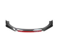 Car Front Spoilers For Kia For Optima K5 For Forte 2016-2021 Car Front Bumper Lip Chin Spoiler Splitter Diffuser Body Kits(Carbon Fiber and Red)
