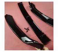 Car Front Spoilers For Seat For Leon MK4 KL S/S S/C S/T For Cupra 2021 2022 2023 2024 Front Bumper Lip Spoiler Splitter Diffuser Car Front Bumper Lip Spoiler(Gloss Black)