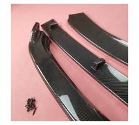 Car Front Spoilers For Seat For Leon MK4 KL S/S S/C S/T For Cupra 2021 2022 2023 2024 Front Bumper Lip Spoiler Splitter Diffuser Car Front Bumper Lip Spoiler(Carbon Look)