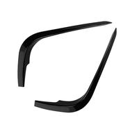 Car Front Spoilers Front Bumper Lip Canard Splitter Diffuser Fog Lamp For 3 Series E90 E91 320i 330i 316i 318i 335i Sport Pre-LCI 2005-2008(Gloss Black)