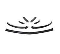 Car Front Spoilers Glossy Black Front Shovel Kit By Bumper Guard Splitter For Mercedes For Benz For A Class W177 AMG LINE 2018+ A45 Front Bumper Lip Spoiler