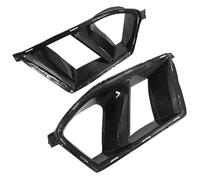 Car Front Spoilers Lip For BMW M3 M4 G80 G82 G83 2021+ Fog Lamp Frame Grill Front Bumper Air Vent Cover Tuyere Upgrade Body Kit Car Front Spoilers(Dry Carbon fiber)