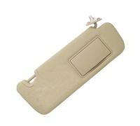Car Front Sun Visor With Makeup Mirror Left Driver/Right Side Beige For Highlander 2014-2019 74320-0E074-A0(Beige,Right)