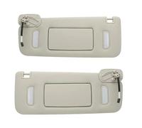 Car Front Suns Panel For Cadillac For Escalade 2007-2014 Car Sun Visor Grey Left/Right Side Sunshade Cover With Make-Up Mirror(Left and right)