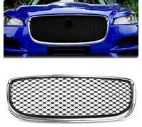 Car Front Upper Hood Bumper Radiator Grille Grill for Jaguar XE XEL 2015-2019 Auto Modified Accessories Replacement Mesh