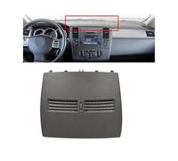 Car Front Upper Top Center Dash A/C Air Vent Assembly Compatible For Nissan Versa 2007-2012 C11 Tiida 2005-2011 Gray