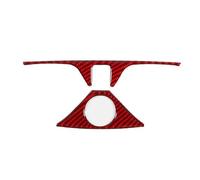 Car Front Water Cup Holder Protector Frame Trim Cover For 2 Series F44 2020-2023 Auto Molding Garnish(Carbon Red)