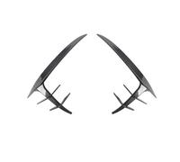 Car Front Wind Knife for Audi A5 S5 F5 Sline 2017-2020, ABS Car Front Bumper Lip Spoiler Splitters Canards Kit Accessories,Carbon fiber texture