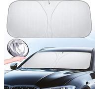 Car Front Window Sunshades For Jeep Compass 2007-2023,Reflective Foldable Windshield Sun Cover Blocks UV Rays Compact Easy to Store(145 * 80).,A/140 * 70cm