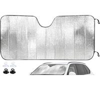 Car Front Window Sunshades For VW Golf 6 sport 2008-2012,Reflective Foldable Windshield Sun Cover Blocks UV Rays Compact Easy to Store(140 * 70).,A/130 * 60(Applicable rear guard)