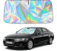 Car front window windshield cover, the universal windshield sunshade of most cars reflects sunlight, keeping the car cool, easy to install and store