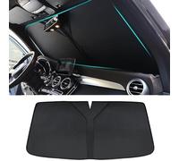 Car front window windshield sun visor for Mazda CX-5 2013-2023, blocks UV rays from the sun and folds to keep the vehicle cool