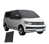 Car Front Windscreen Cover for VW T5, Heavy Duty 600D Oxford Fabric Blackout Waterproof Car Windshield Cover, Front Screen Window Sunshades for VW T5 Transporter 2003-2015