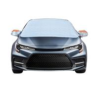 Car Front Windscreen Cover, Windshield Magnetic Snow Cover Protector Heavy Duty Ultra Thick with Side Mirror Cover Snow Ice Frost Sun UV Dust Water Resistant in all Weather(170x140cm)