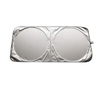 Car Front Windscreen Sunshade For Vauxhall Vivaro 2019+, Sunshade Keep The Vehicle Cooler Coated Silver Cloth Double Circle Sun Shade, G/167x95cm