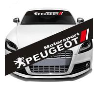 Car Front Windshield Sticker for Peugeot 2008 206 207 3008 301 307 308 4008 RCZ,Windscreen Sunstrip,Sun Protection Window Banner Personalized Decal Sticker