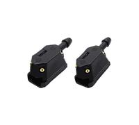 Car Front Windshield Washer Nozzle 4-Way Adjustable Spray Suitable For 9mm 8mm Wide And 4mm Thick Arm Wiper Sprayer Arm Mounted Jets Nozzles Spray Jets(A001)