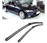 Car Front Wiper Blade for BMW 3 Series E93 2006-2009 24"+17", Set of Front Wiper Windshield Blades Rubber Replacements Car Accessories No Smear Judder Free