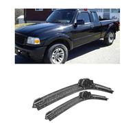 Car Front Wiper Blade for Ford Ranger MK2 MK3 1993-2010 18"+18", Set of Front Wiper Windshield Blades Rubber Replacements Car Accessories No Smear Judder Free