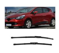 Car Front Wiper Blade for Renault Clio 4 2012-2018 26"+14", Windscreen Wiper Blades Pair Set Rubber Replacements Cleaning Window Car Accessories