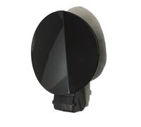 Car Fuel Filler Tank Cover Gas Oil Diesel Petrol Door Lid Flap Cap 5K6809857C Styling Compatible For VW Golf 6 GTI 2009-2013 Accessories(Black)