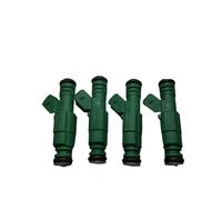 car Fuel Injector 4pcs Universal Top Feed 440cc Performance Fuel Injector Green Giant 0280155968 for A4 TT