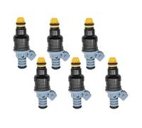 Car Fuel Injector 6Pcs Fuel Injector Nozzle for BMW 3 Series E30 316i 318i 325i E36 5-Series E34 518i 525i E32 E38 750i E31 850i 0280150715 Car Injectors