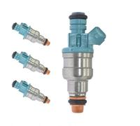 Car Fuel Injector for Lincoln for C-ontinental for Mark 1996 1997 1998 Fuel Injector F55E-A2E，F55E-A2D，F55Y9F593A Fuel Injection Nozzle(4 pcs)