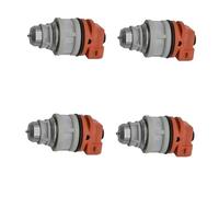 Car Fuel Injector Petrol Fuel Injector Compatible with Fiat for Punto 4pcs IWFor M523 9946967 9945561 FJ1071312B1