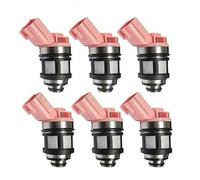 Car Fuel Injector Set 6pcs Fuel Injector JS23-4 166001800 166001801 for Nissan for Frontier for Pathfinder for Quest for X-Terra QX4 3.3L 1996-2004