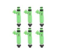Car Fuel Injectors 6Pcs Fuel Injectors 195500-3170 1955003170 MD332733 for Mitsubishi for Montero Sport 3.0L 6G72 1998-2003 MENSUNUBNM