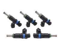 Car Fuel Petrol Injector Nozzle Compatible With VW For Bora 2010 For Golf 2010 2011 For Jetta 2011 2012 L5-2480cc 2.5L F/I (MEX) Vin EA113 07K906031 Fuel Injectors(5 Pcs)
