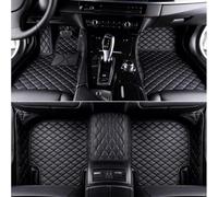 Car Full-Cover Floor Mats for Dacia Spring 2021-2024 (seit 2024), All-Weather Waterproof and Non-Slip Floor Mats Carpet Mats for Cars,A Black