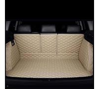 Car Full Coverage Boot Liner for Mitsubishi Outlander PHEV 2014-2018(5-seat high configuration), Durable Leather Non Slip Auto Boot Mats Interior Protection Accessories,A/Beige
