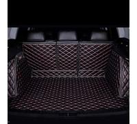 Car Full Coverage Boot Liner for Mitsubishi Outlander PHEV 2014-2018(7-seat low configuration), Durable Leather Non Slip Auto Boot Mats Interior Protection Accessories,A/BlackRed