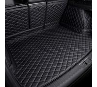 Car Full Coverage Boot Liner for Peugeot 3008 Hybrid 2024-2025,Anti-Scratch Anti-Slip Leather Luggage Tray Protector Heavy Duty All Weather Car Interior Accessories,B/Black