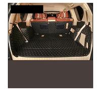 Car Full Coverage Boot Mats Backboard Tread Of The Custom Car For Toyota For Land For Cruiser For Meadow 150 7 Seats 2017-2018 2019 2020 2021 Carstyle Cargo-lined Mat(Black beige 1)