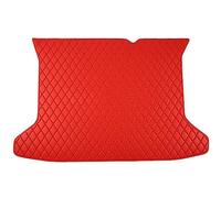 Car Full Coverage Boot Mats Car Boot Mat Custom Leather Trunk Mats For Mazda CX-30 3/5/6 CX-9 RX8 CX-5 For Miata MX5 For Axela CX3 RX7 CX-7 Auto Carpets Covers(Red)