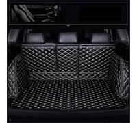 Car Full Coverage Boot Mats for MG HS 2018-2023(fuel version), Boot Liner Mat Interior, Anti-Scratch Non-Slip Durable Leather Cargo Tray Liners Protector Pad,C/Black Gold
