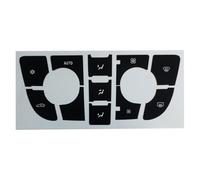 Car Function Button Overlays Compatible With Vauxhall For Holden For Astra Repair Decals Dashboard Fixing Climate Control CD MP3 Panel Car Interior Stickers