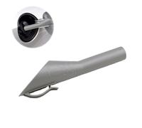 Car Funnel, Grey Plastic Petrol & Diesel Additive Spout, Emergency Capless Tank Filler Compatible with Ford 8U5A-17B068-EB 1782177, 1833948, 205065 (Gray,6.7in)