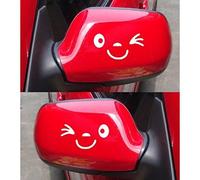 Car Funny Reflective Stickers Wing Door Mirror Funny Stickers Decal White Superiorâ€‚Quality and Creative