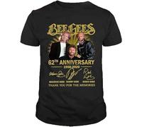 Car Furniture Bee-Gees- 62Th Anniversary 1958 Thank You for The Memories Shirt Men Tops Tee Black XXL